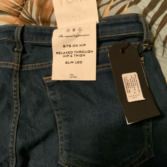Rag & Bone Slim Boyfriend Jeans - Picture 3 of 8